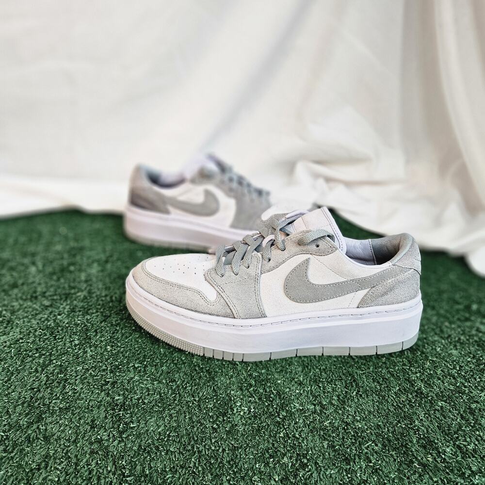 WMNS NIKE AIR JORDAN 1 ELEVATE LOW STEALTH-TITANIUM STEALTH SZ 11 [DH7004-005]